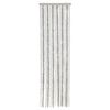 vidaXL Fly Curtain Light Grey and White 56x185 cm Chenille