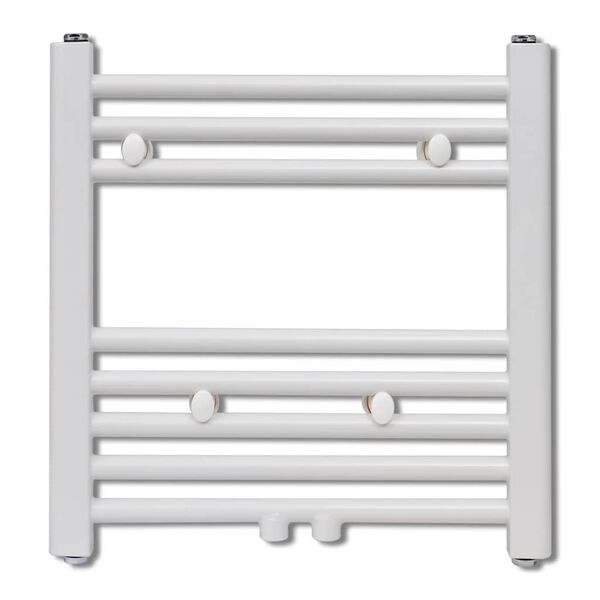 Bathroom Central Heating Towel Rail Radiator Straight 480 x 480 mm