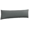 vidaXL Sofa Pillows 2 pcs Dark Grey 145 x 40 cm Fabric
