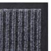vidaXL Door Mat Grey 90 x 150 cm PVC