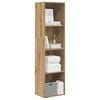 vidaXL Bookcase Artisian Oak 40x30x152 cm Engineered Wood