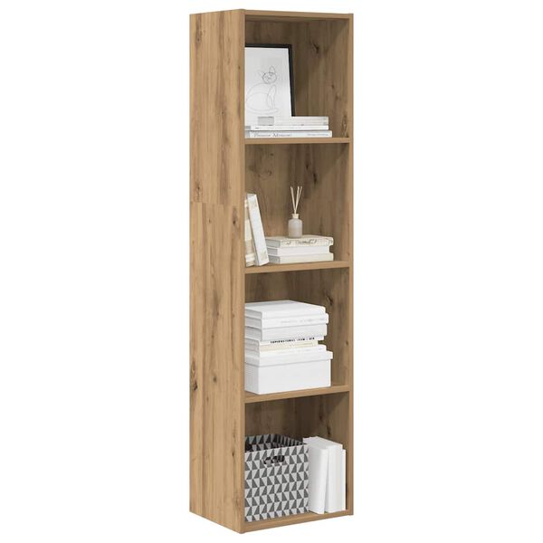 vidaXL Bookcase Artisian Oak 40x30x152 cm Engineered Wood