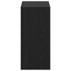vidaXL Wardrobe with Shelf with Storage Black Oak 77 x 48 x 102 cm