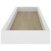 vidaXL Loggia Wall Shelves 4 pcs Oak and White 80x15x4 cm MDF