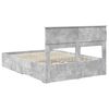 vidaXL Bed Frame with Drawer with Headboard Manual Engineered Wood