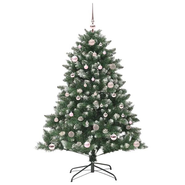 vidaXL Artificial Christmas Tree with Stand Green 105 x 105 x 150 cm