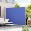 vidaXL Patio Retractable Side Awning 220x300 cm Blue