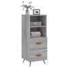 vidaXL Sideboard Grey Sonoma 34.5x34x90 cm Engineered Wood