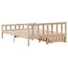 vidaXL Bed Frame without Mattress 160x200 cm Solid Wood Pine