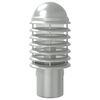 vidaXL Outdoor Wall Lights 2pcs Silver Stainless Steel