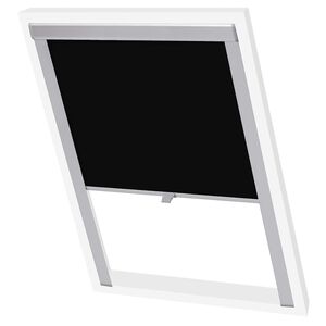 vidaXL Blackout Roller Blinds Black P06/406 GGL and GGU