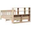 vidaXL Bed Frame without Mattress 120x190 cm Small Double Solid Wood Pine