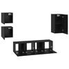 vidaXL TV Cabinet Set 5 pcs 160 x 30 x 30.5 cm Engineered Wood