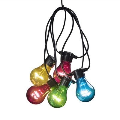 KONSTSMIDE Party Lights with 5 Clear Lamps Clear Multicolour