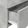 vidaXL Bedside Cabinet with 2 Drawers Concrete Grey 40x36.5x62 cm