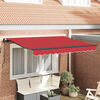 vidaXL Retractable Awning Red 250 x 200 cm Fabric