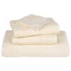 vidaXL Shower Towels "FROGN" 4 pcs Cream 70x140 cm 360 gsm