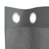 vidaXL Voile Curtains with Grommets 2 pcs Dark Grey 140x260 cm