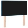 vidaXL Headboard with Headboard Dark Blue 80 cm Faux Leather
