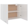 vidaXL Hanging Cabinet Lyon High Gloss White 80x31x60 cm Engineered Wood