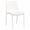 vidaXL Garden Chairs 2 pcs White 50x46x80 cm Polypropylene