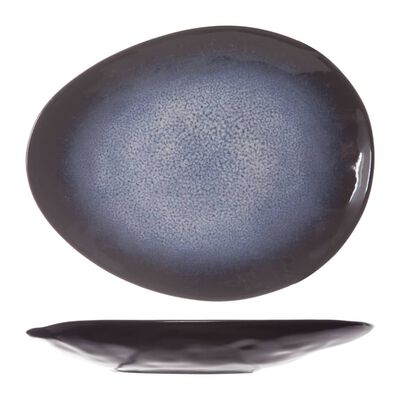 Cosy & Trendy Plat Plate Sapphire 6 pcs Oval 14.5x11.5 cm Sapphire Blue