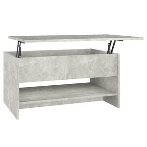 vidaXL Coffee Table | Concrete Grey | Engineered Wood | Medium | Coffee Table