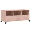 vidaXL TV Cabinet Pink 100,5x39x43,5 cm Steel