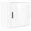vidaXL Wall-mounted Bedside Cabinets 2 pcs High Gloss White 50x30x47cm