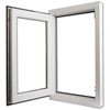 vidaXL Triple Glazing Tilt & Turn PVC Window Handle on the Right 600 x 1000 mm
