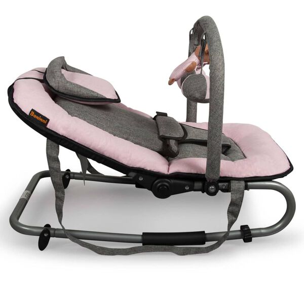 Baninni Baby Bouncer Admiro Pink and Grey