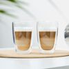 HI Latte Macchiato Glass Set 2 pcs 400 ml Transparent