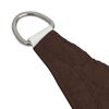 vidaXL Sunshade Sail Oxford Fabric Triangular 3x4x5 m Brown
