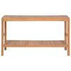 vidaXL Bathroom Vanity Cabinet Solid Teak 132x45x75 cm