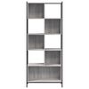vidaXL Bookcase Grey Sonoma 72x28x172 cm Engineered Wood