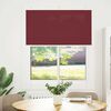 vidaXL Pleated Blind Bordeaux Red 110x100 cm Fabric Width 109.4 cm Polyester