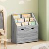 vidaXL Kids Bookshelf Grey Sonoma 60 x 29.5 x 69 cm Engineered Wood