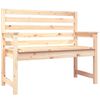 vidaXL Garden Bench 109x48x91.5 cm Solid Wood Pine