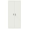 vidaXL Storage Cabinet 2 pcs White 90 x 40 x 200 cm Steel