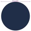 vidaXL Floating PE Solar Pool Film 381 cm Black and Blue