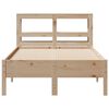 vidaXL Bed Frame without Mattress 75x190 cm Small Single Solid Wood Pine