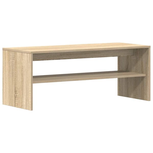 vidaXL TV Cabinet Sonoma Oak 100x40x40 cm Engineered Wood