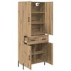vidaXL Highboard Artisan Oak 69.5 x 34 x 180 cm Engineered Wood
