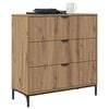 vidaXL Sideboard Artisan oak 79.5 x 33 x 82 cm Engineered wood