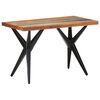 vidaXL Dining Table 120x60x76 cm Solid Reclaimed Wood