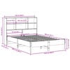 vidaXL Bookcase Bed without Mattress Wax Brown 120x200 cm Solid Wood Pine