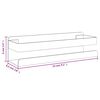 vidaXL Shower Shelf Matt Black 23x6.5x6 cm Brushed 304 Stainless Steel