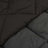 vidaXL Winter Duvet Black and Anthracite 220 x 135 cm Microfiber