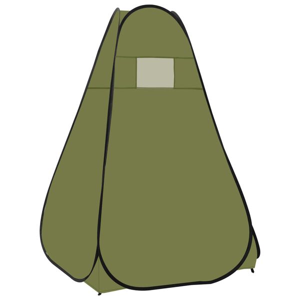 vidaXL Pop Up Shower Tent Green