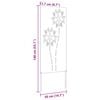 vidaXL Garden Privacy Screen Silver 50 x 140 cm Galvanised steel